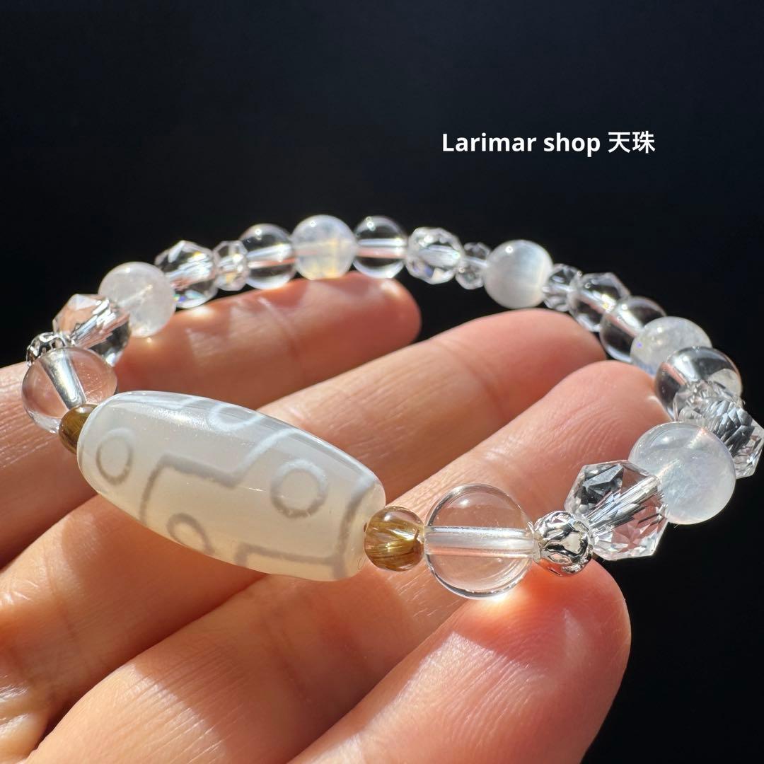 九眼天珠　デザインブレスレット