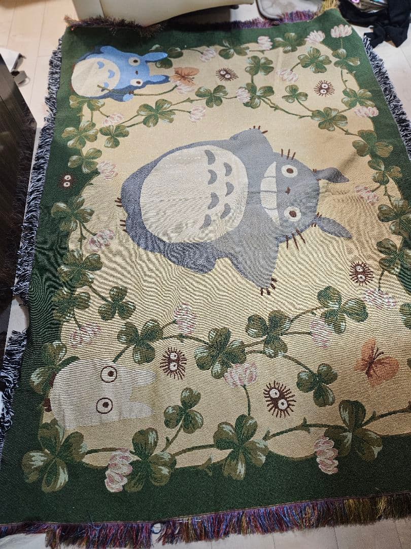 となりのトトロ　トトロ　マルチケット　トトロカバー　コブラン織　トトロ敷物