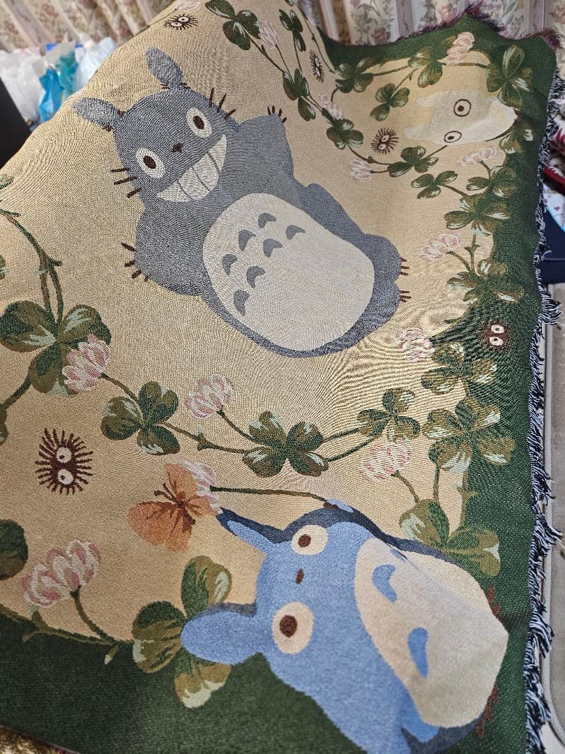 となりのトトロ　トトロ　マルチケット　トトロカバー　コブラン織　トトロ敷物