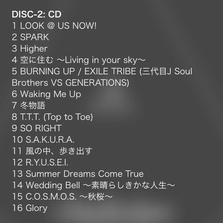 THE JSB WORLD 三代目 J Soul Brothers CD DVD