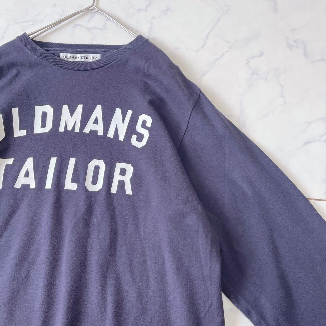 【40サイズ】オールドマンズテイラー ラバープリントクルーネックロングTシャツ