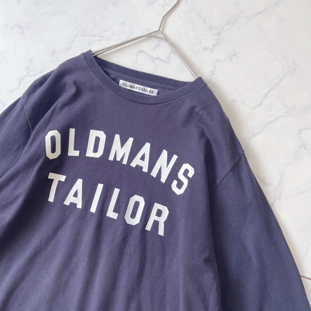 【40サイズ】オールドマンズテイラー ラバープリントクルーネックロングTシャツ