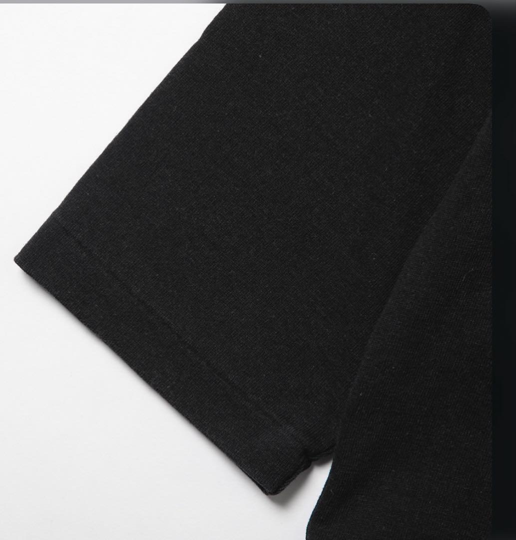 【美品】タグ付 COMOLI 23SS フットボールT FADE BLACK 2