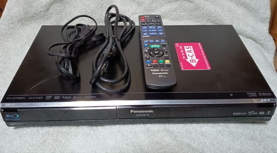 Panasonic DMR-BW770　W録　500GB