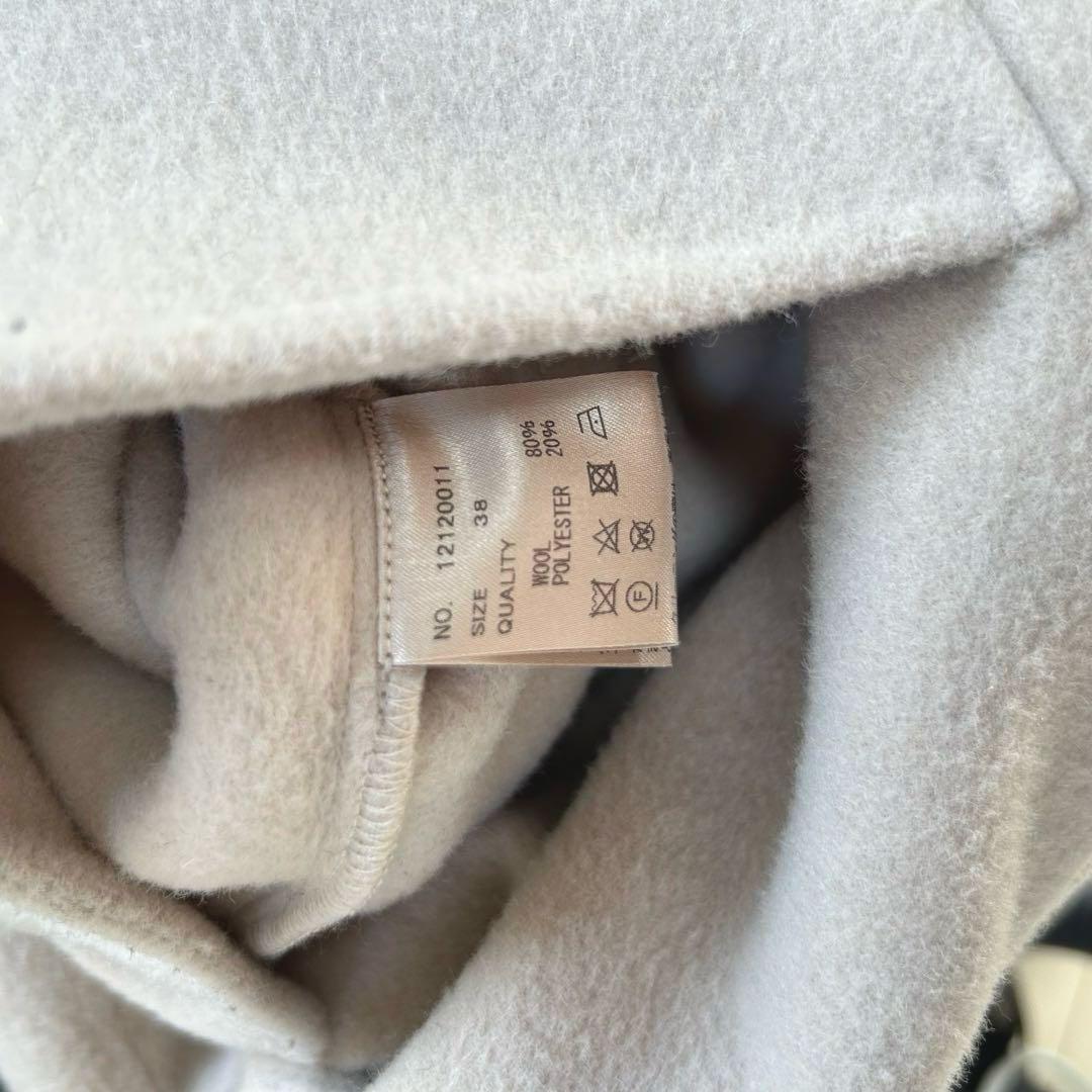 TODAYFUL 【トゥデイフル】ベージュ ウール　ロングコート　美品　38 M