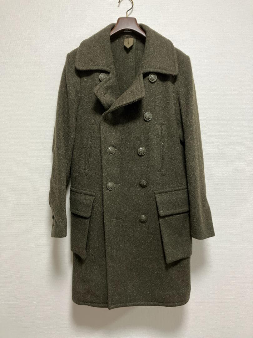 ナイジェルケーボン　ウール ピーコート Pコート　オリ－ブカーキ　サイズ46