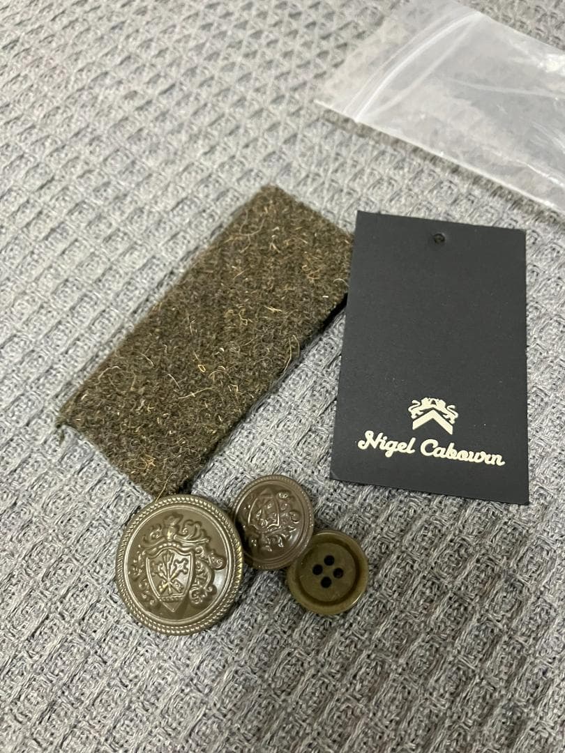 ナイジェルケーボン　ウール ピーコート Pコート　オリ－ブカーキ　サイズ46