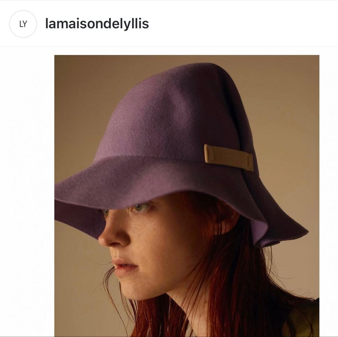 La Maison de l'Asie ブラウン ストローハット　天然ヒノキ