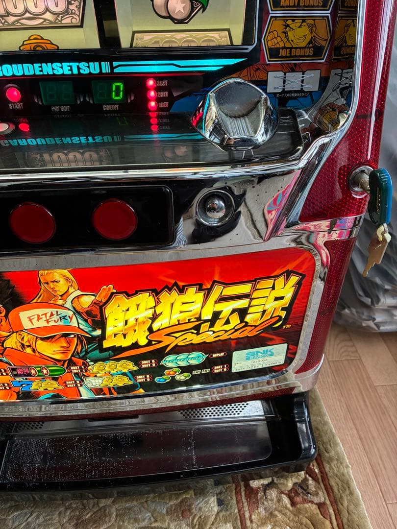 【訳あり】パチスロ メダル機 餓狼伝説スペシャル