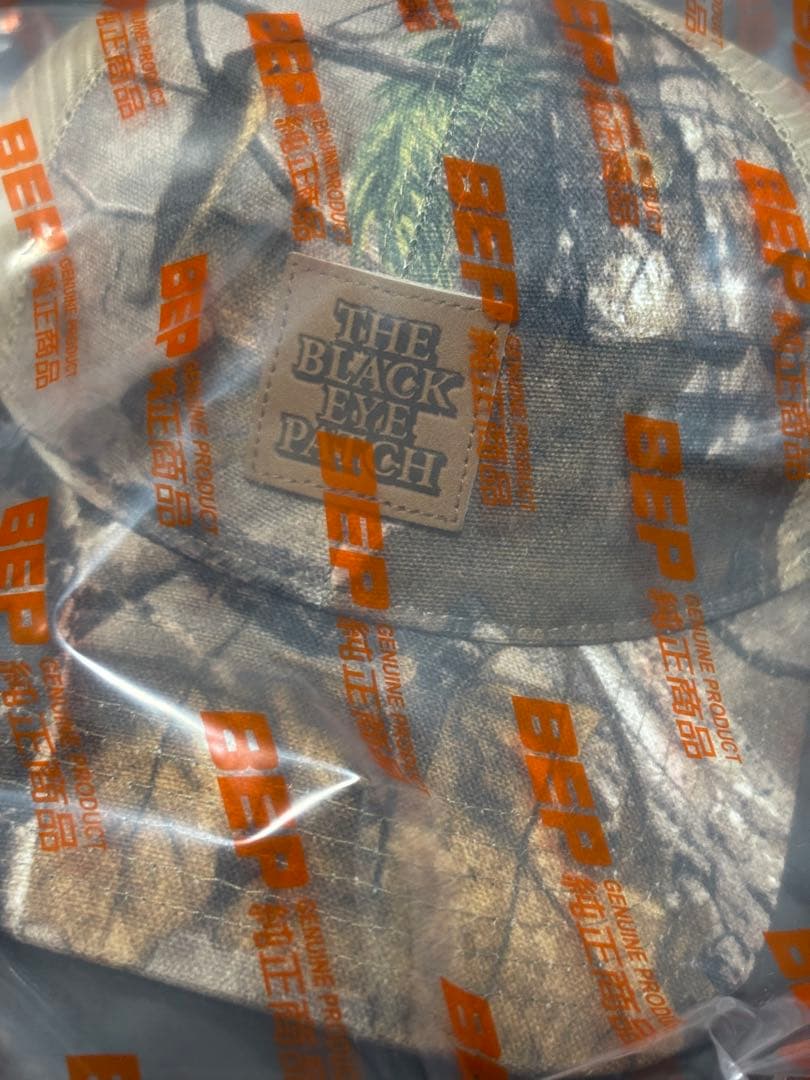 ブラックアイパッチ リアルツリー レザーパッチ cap 迷彩