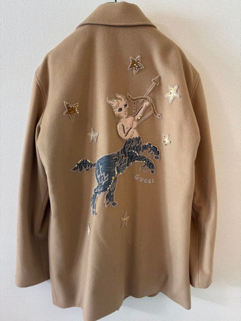 Gucci ベージュ 100%カシミアチェスターコート