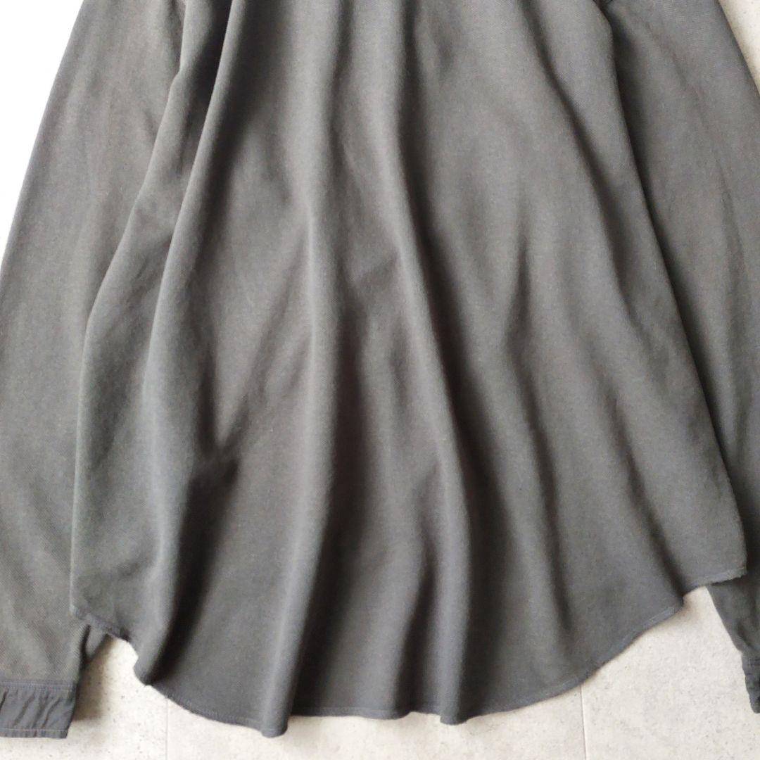 THE SHINZON コットンミリタリーヘンリーネックプルオーバーカットソー