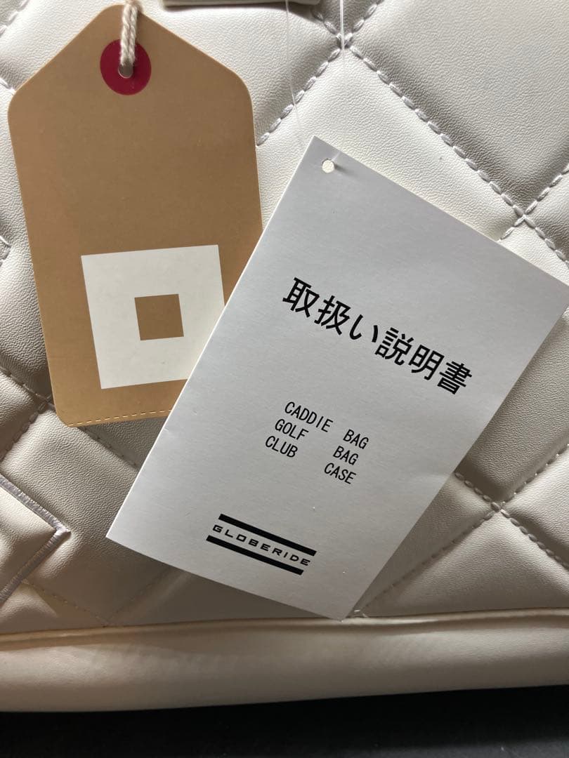 新品 オノフ ゴルフ ボストンバッグ シューズ収納ポケット付き 白