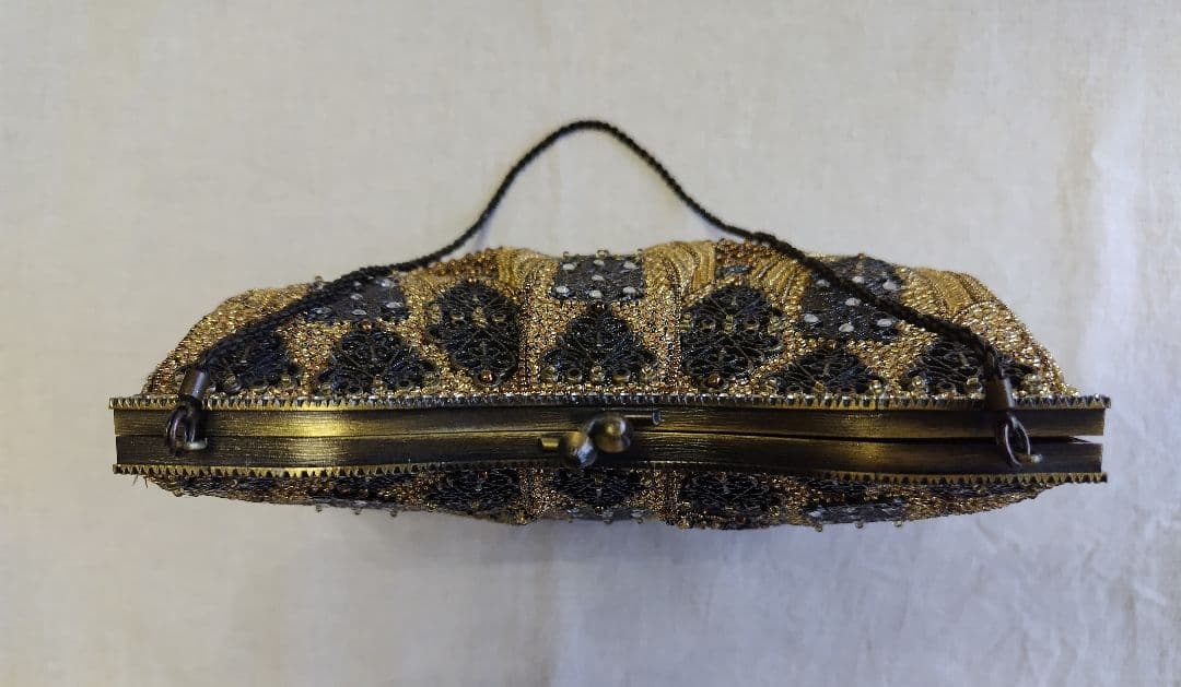 LUMYはしもと ビーズバッグ がま口