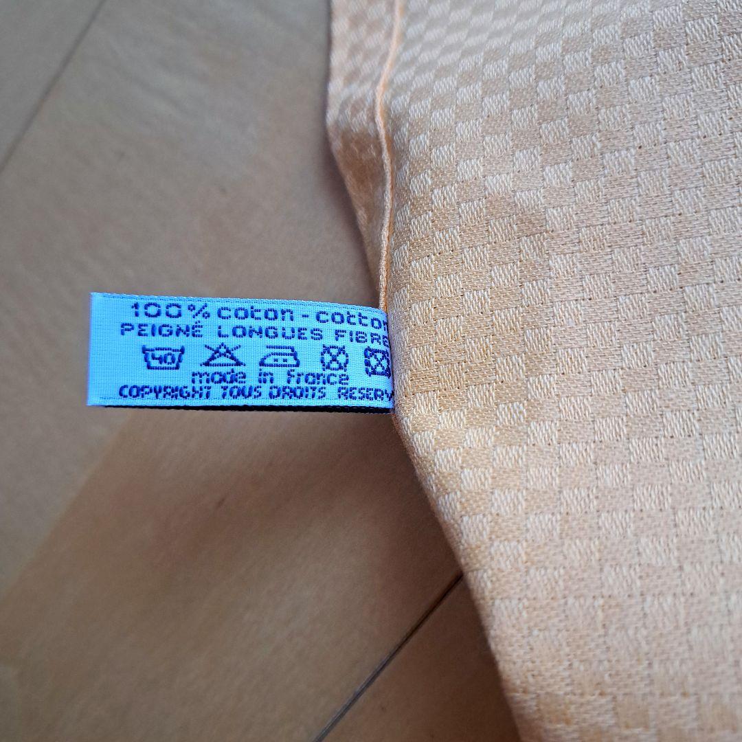 【le jacquard francais 】花柄テーブルクロス オレンジ