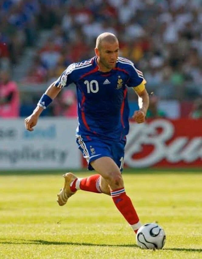 タグ付き フランス代表 ジダン ユニフォーム ゲームシャツ レアルマドリード