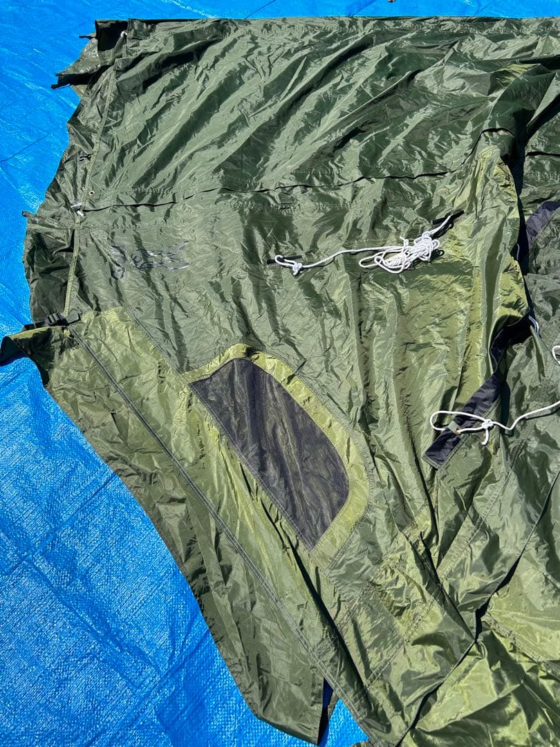 【美品】DOD カマボコテント 3(S) T3-688-KH カーキ