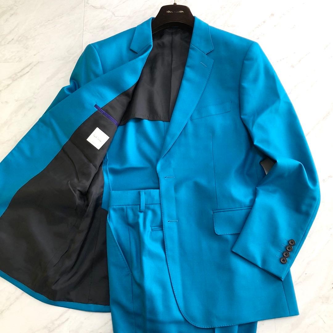 希少✨Paul Smith SOHO FIT スーツ セットアップ ブルー系