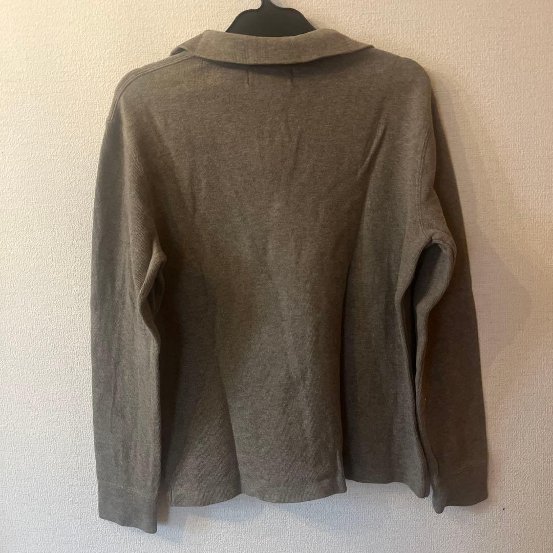 POLO ラルフローレン　長袖ハーフジップ　ブラウン