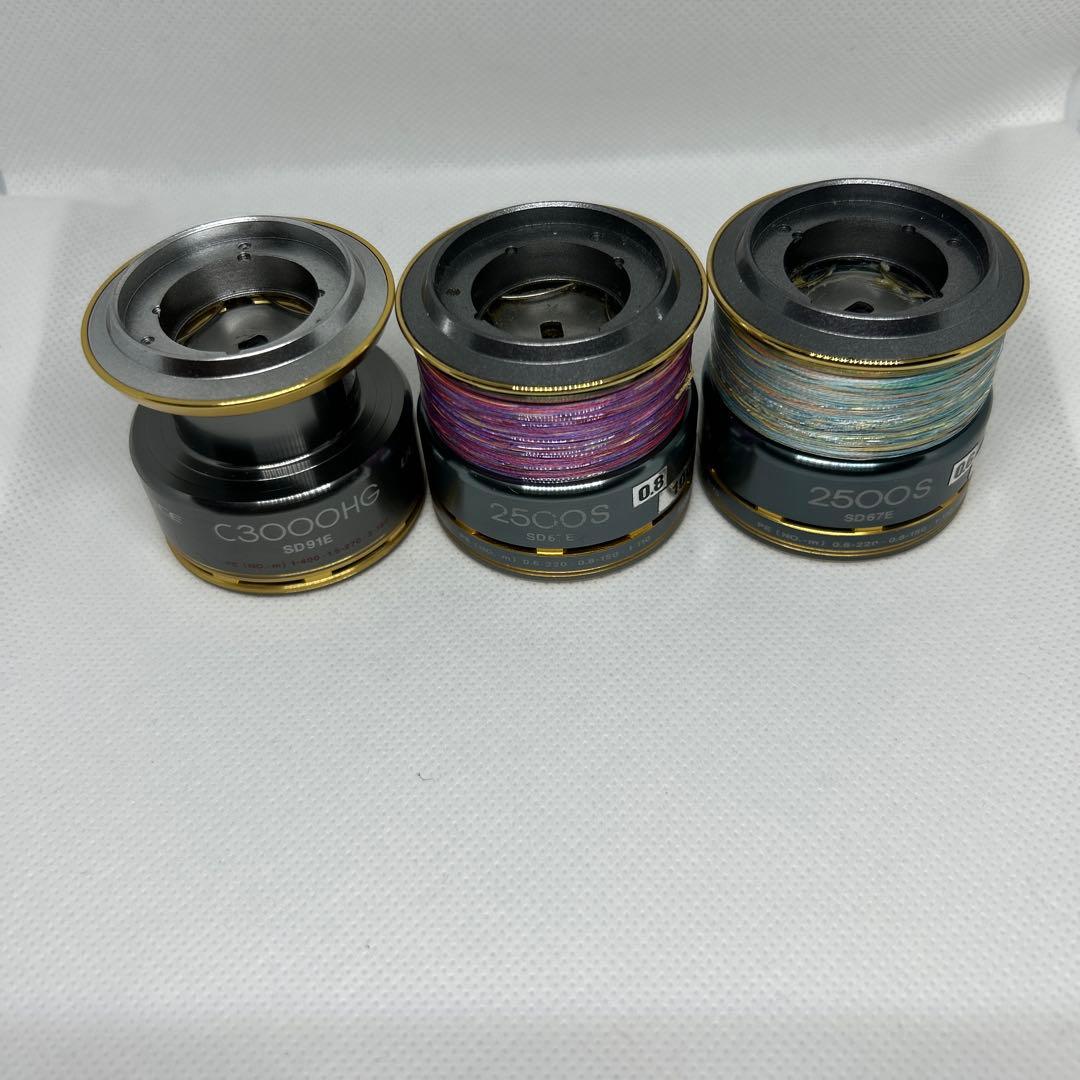 SHIMANOシマノ アルテグラアドバンス 2500s替スプール3個付　日本製