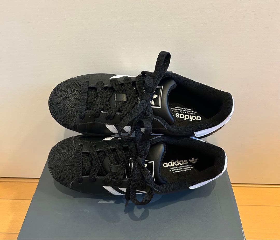 adidas superstar BLACK アディダス スーパースター 24