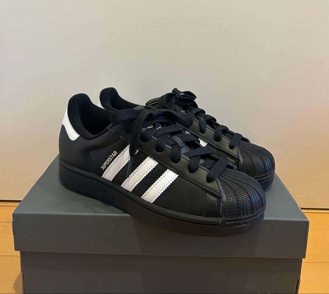 adidas superstar BLACK アディダス スーパースター 24