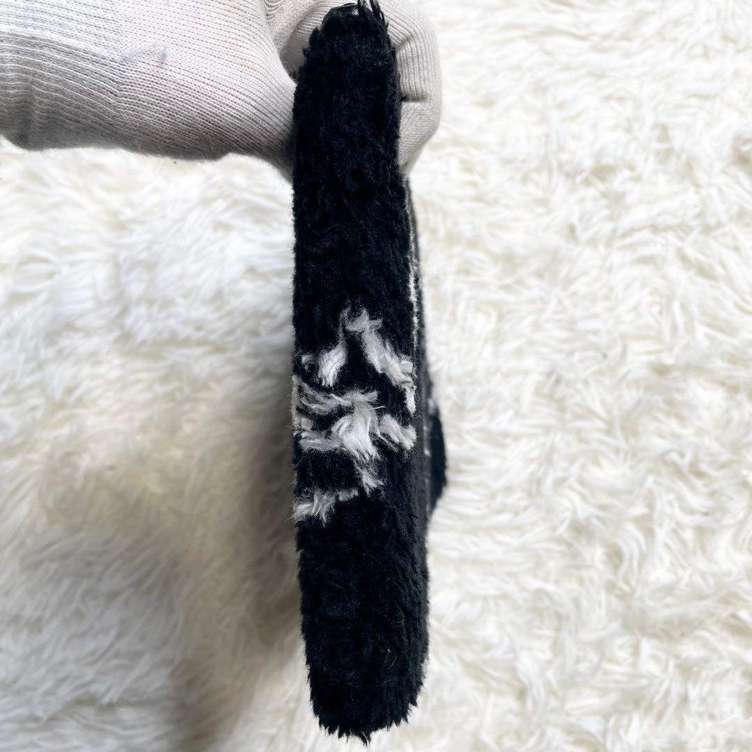 【激レア 美品】バレンシアガ クラッチバッグ 594428 ブラック ファー