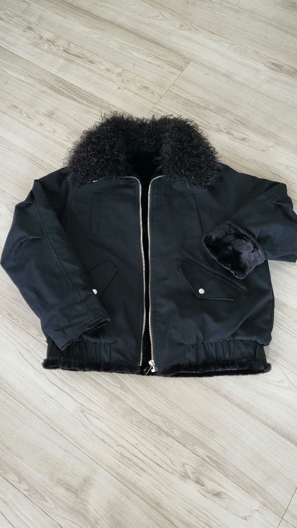 ★美品★襟ファー付ブルゾン