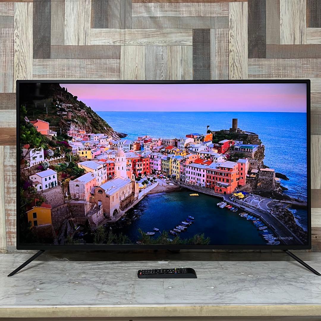 即日受渡❣️全国送料込ティーズネット50型液晶テレビ裏番組録画省エネ薄型