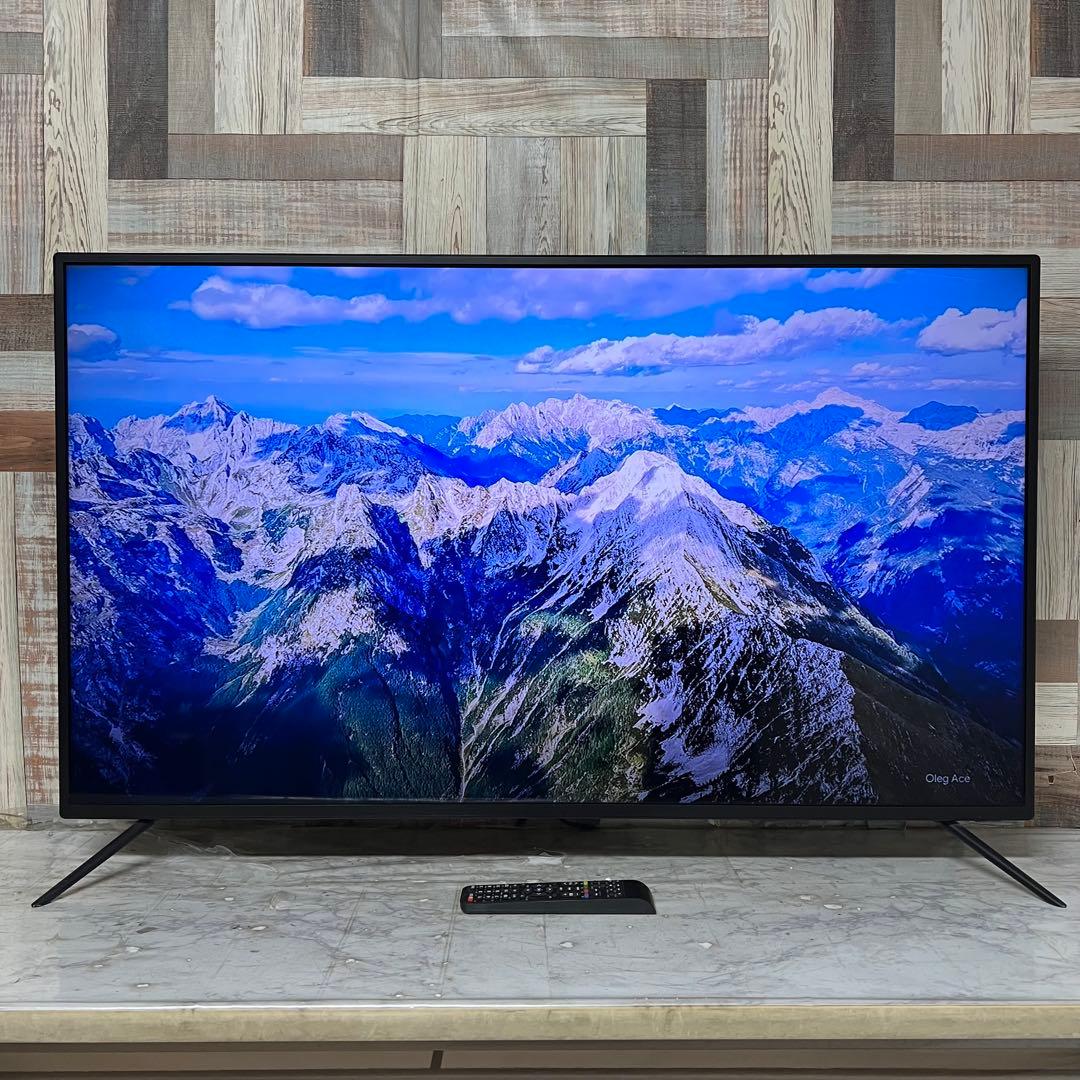 即日受渡❣️全国送料込ティーズネット50型液晶テレビ裏番組録画省エネ薄型
