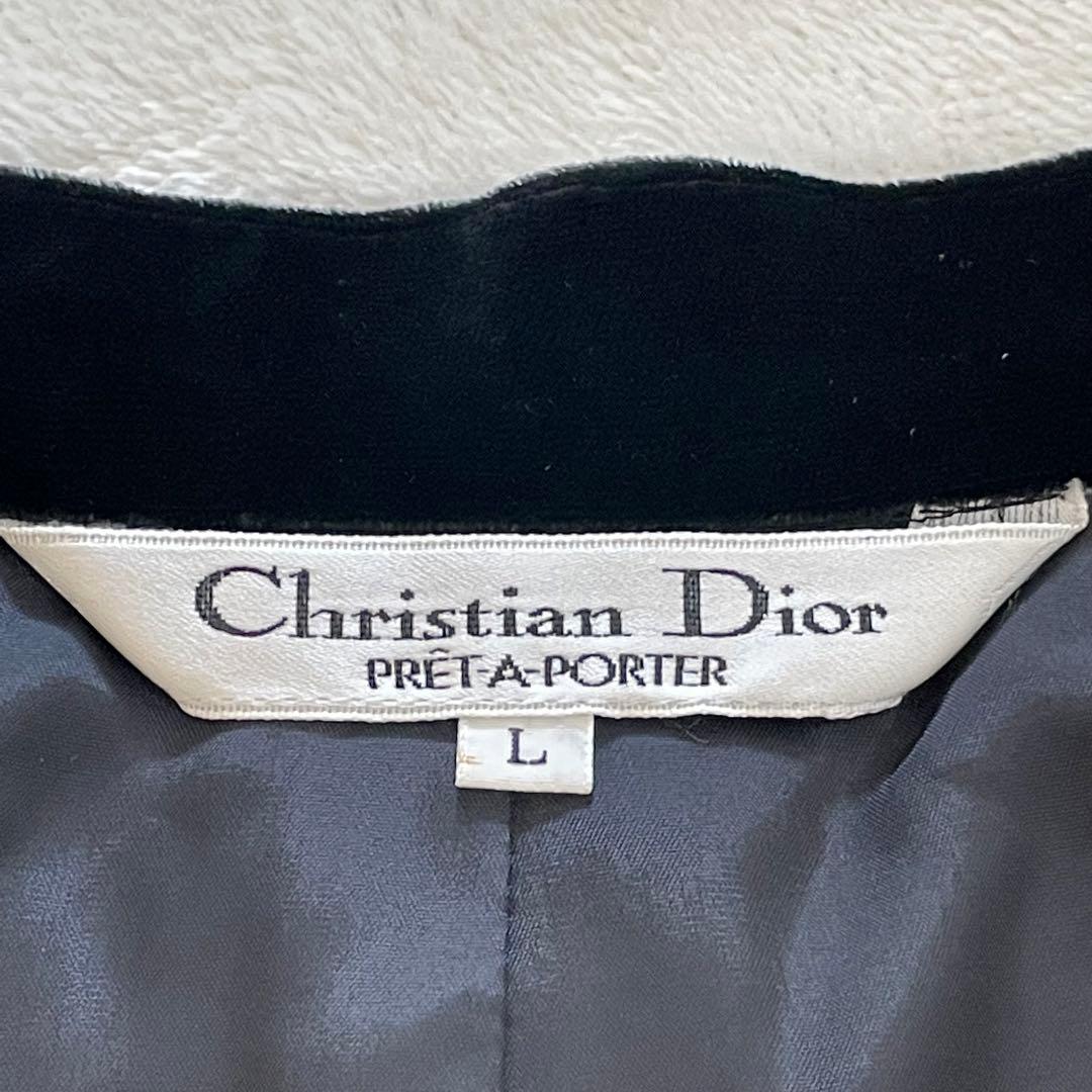 Christian Dior クリスチャンディオール　セットアップ　ベロア　黒