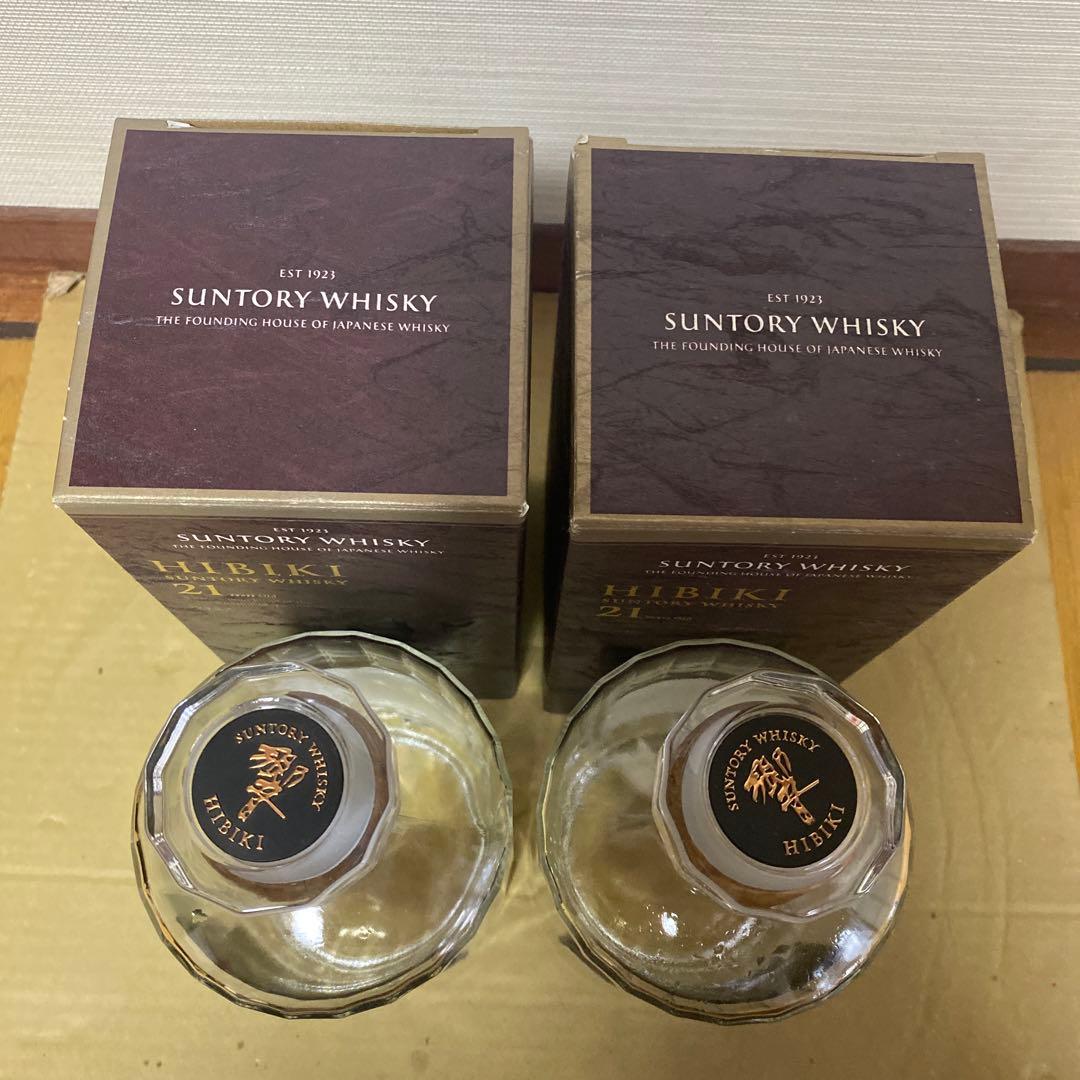や*様 サントリー 響21年　空瓶　箱付き　2本