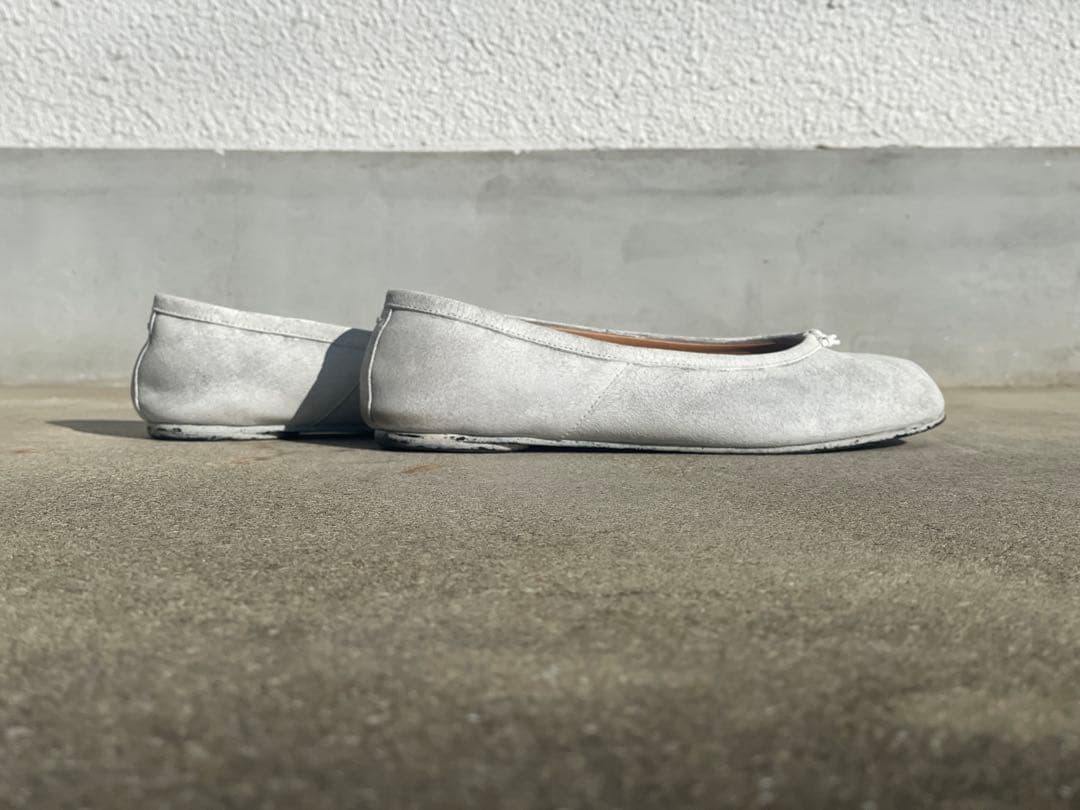 Maison Margiela Tabi 足袋 フラットシューズ ペイント