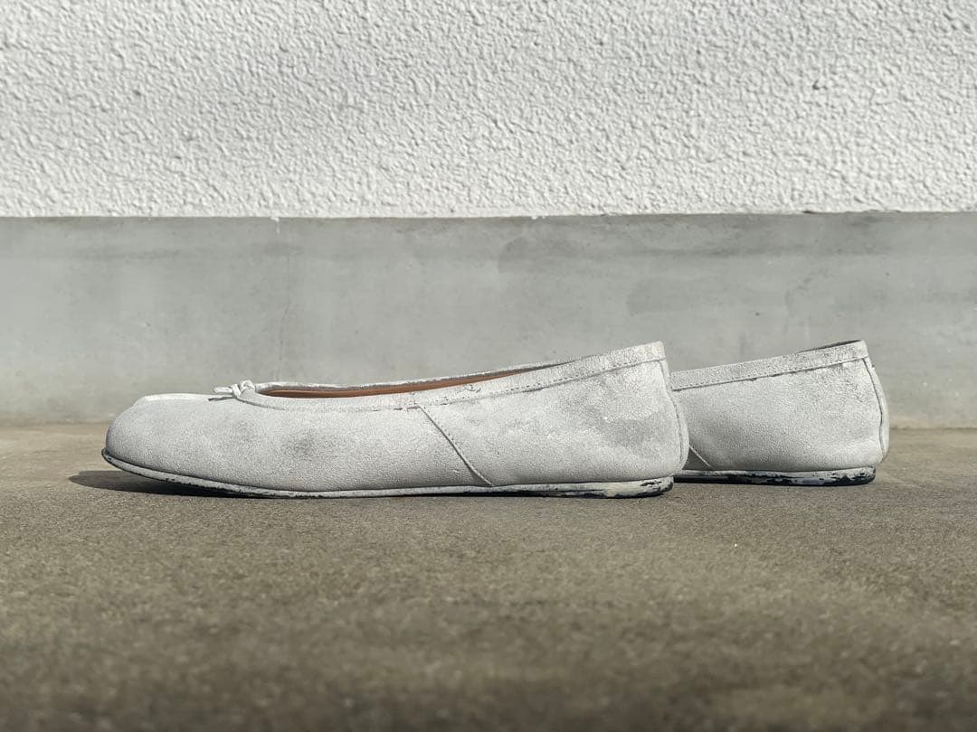 Maison Margiela Tabi 足袋 フラットシューズ ペイント