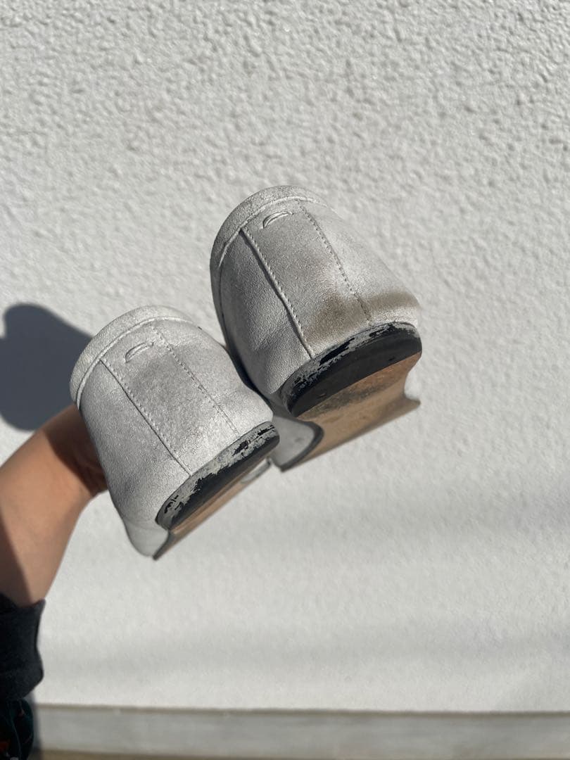 Maison Margiela Tabi 足袋 フラットシューズ ペイント