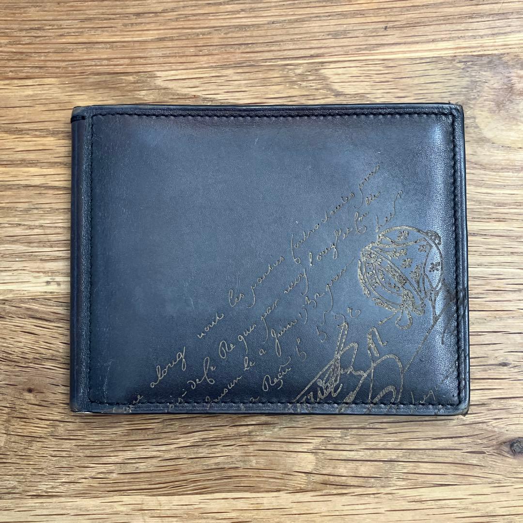 BERLUTI ダークブラウン マネークリップ