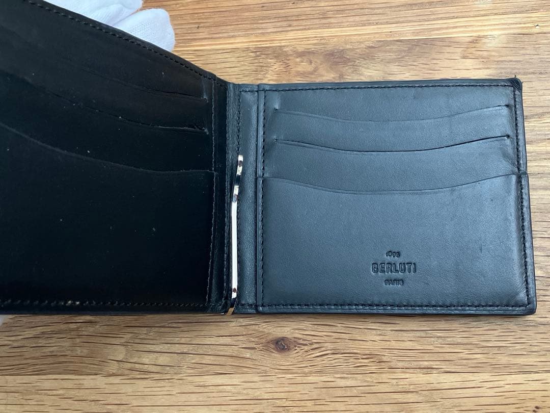 BERLUTI ダークブラウン マネークリップ
