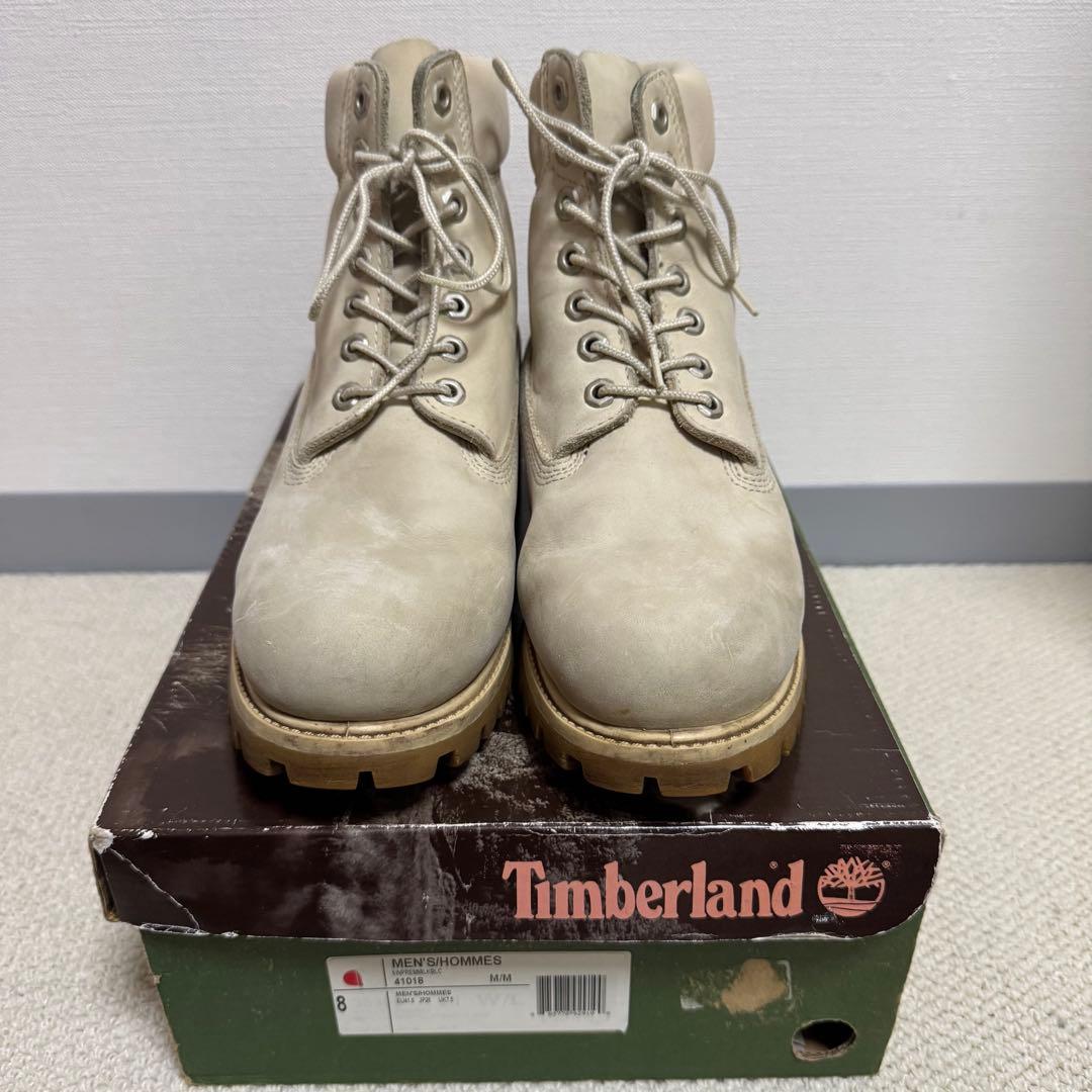 Timberland ティンバーランド 6インチ プレミアム ブーツ/ホワイト