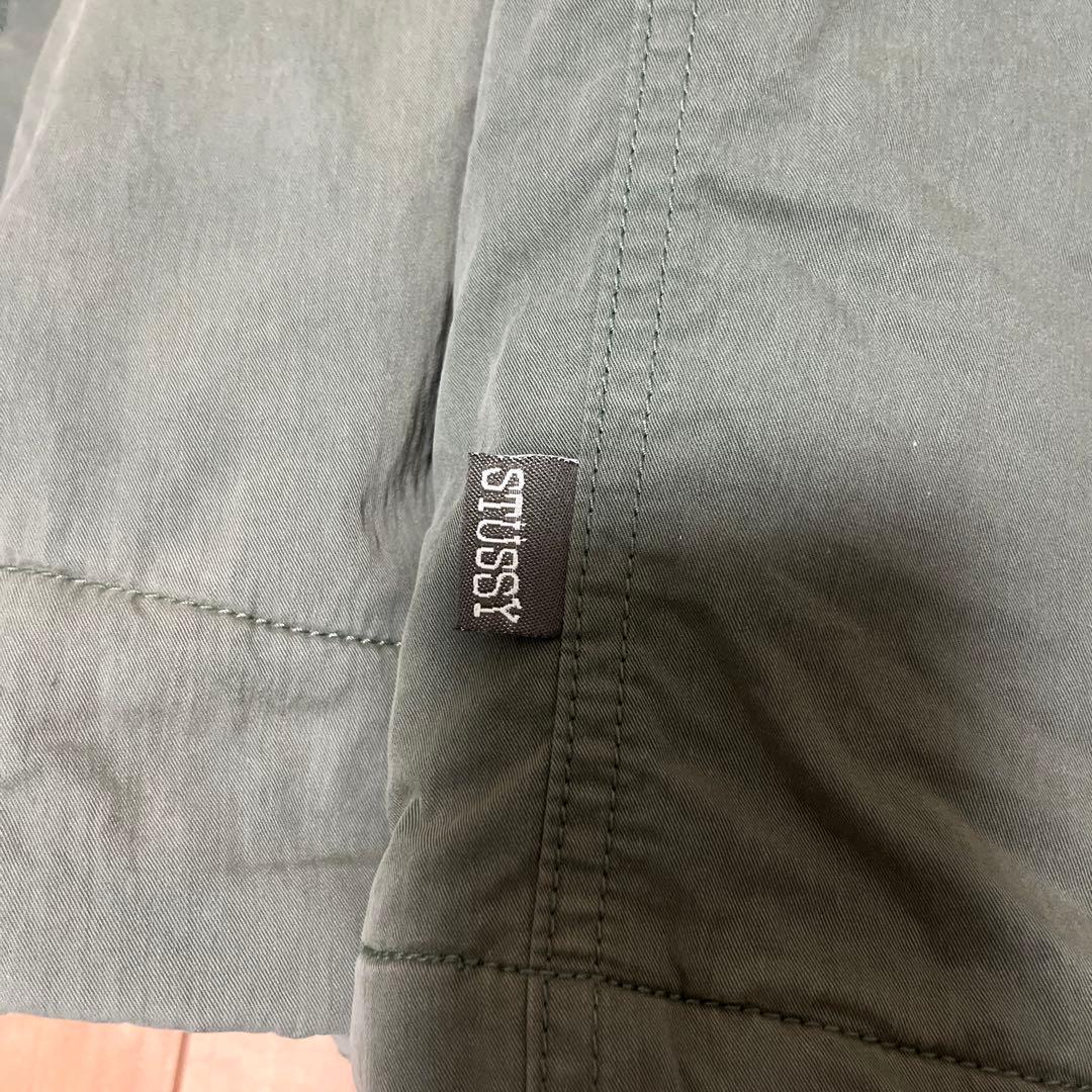 old stussy ステューシー　ミニタリー　カーキ