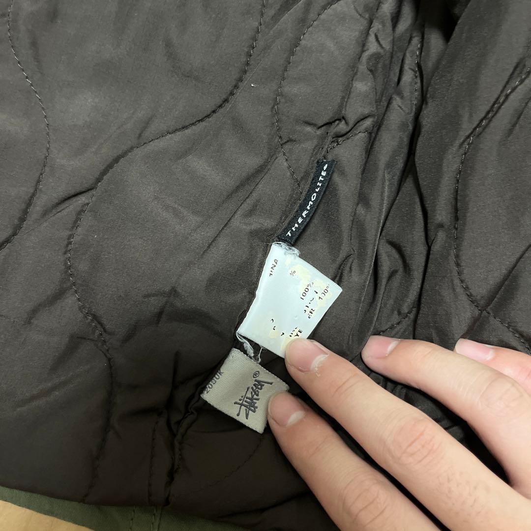 old stussy ステューシー　ミニタリー　カーキ