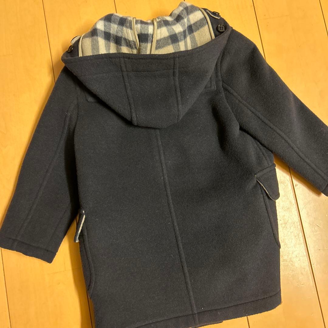 Burberry ダッフルコート ノバチェック116A ネイビー