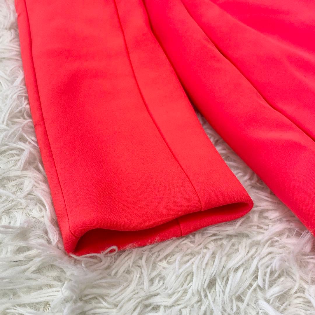 【極美品】ケイトスペード コート ロング ビッグリボン ノーカラー Aライン