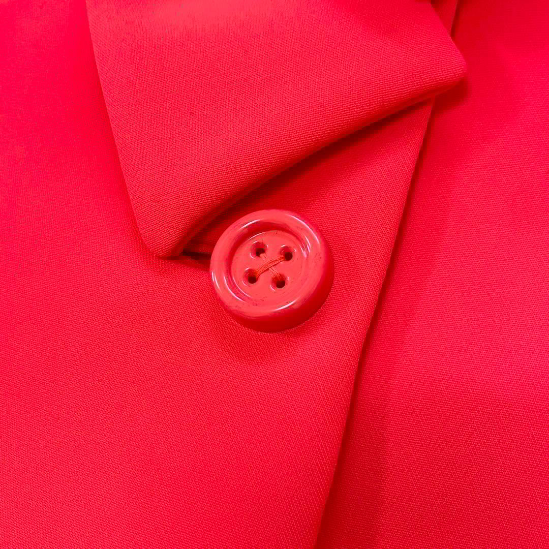 【極美品】ケイトスペード コート ロング ビッグリボン ノーカラー Aライン