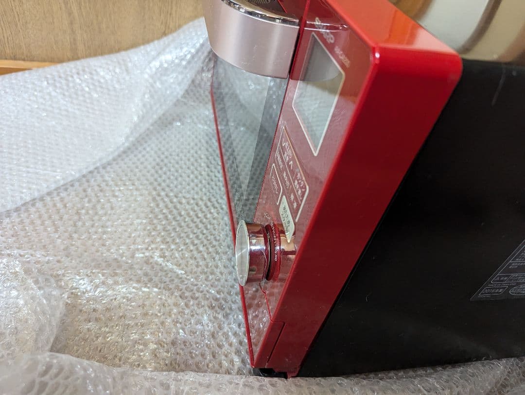 シャープHEALSIO AX-CA200 オーブンレンジ 赤　良品