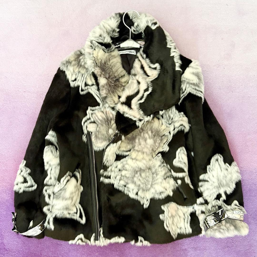 いがり様⭐︎レオナール 花柄ファーコート