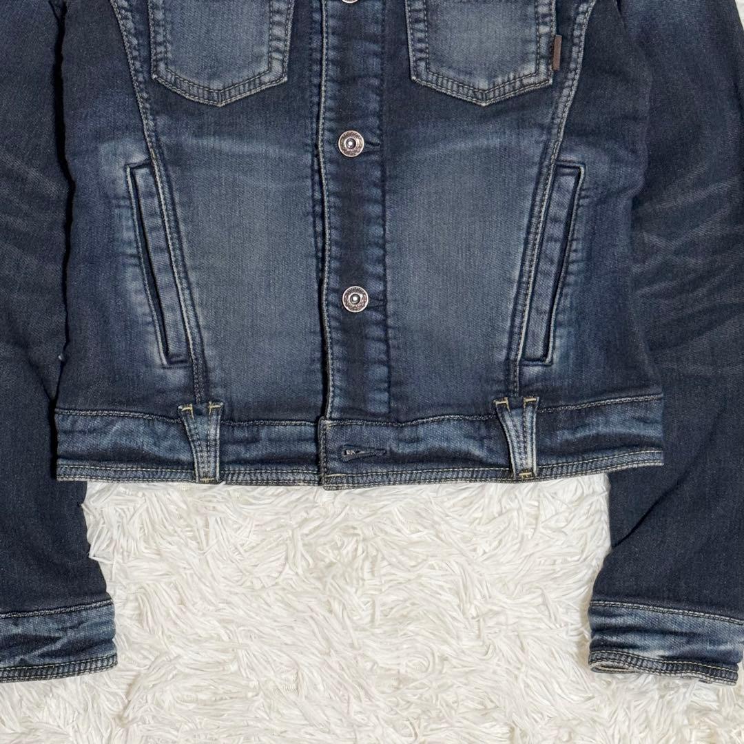 未使用品　ヤヌーク　デニット　ジャケット　ジージャン　インディゴ　タグ付き
