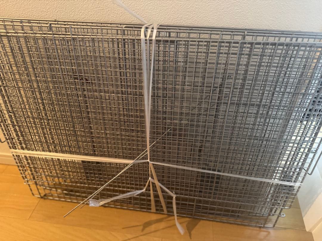 大型メッシュケージ トレー付き
