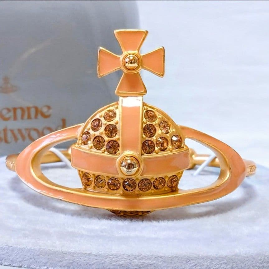 vivienne westwood ビッグオーブ クリスタル バングル