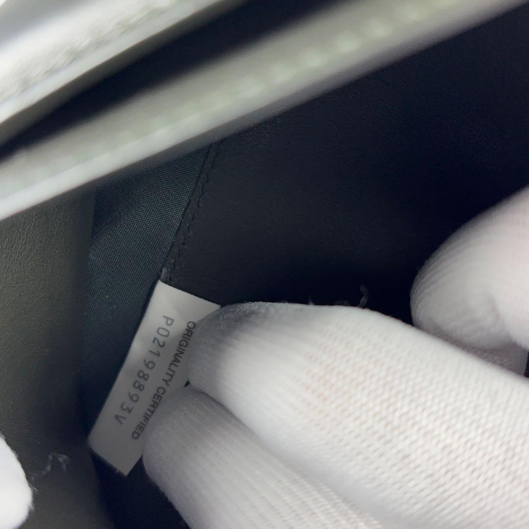 BOTTEGA VENETA 2つ折り 長財布 イントレチャート ブラック