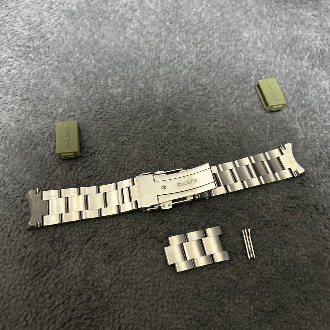 タイコノート MiLTAT MT.049 ブレス ステンレスベルト 20mm